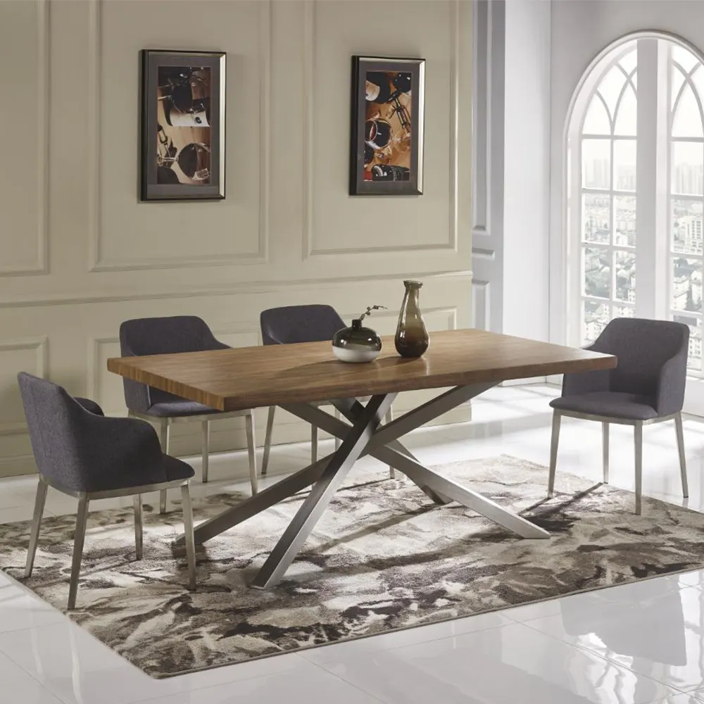 Современная роскошная мебель из массива дерева, домашний центр, гостиная, обеденный стол
