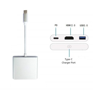 Adaptador de tipo C a HDMI 3 en 1, HDMI Digital AV y USB 3,0 y TYPE-C - Product Image 5