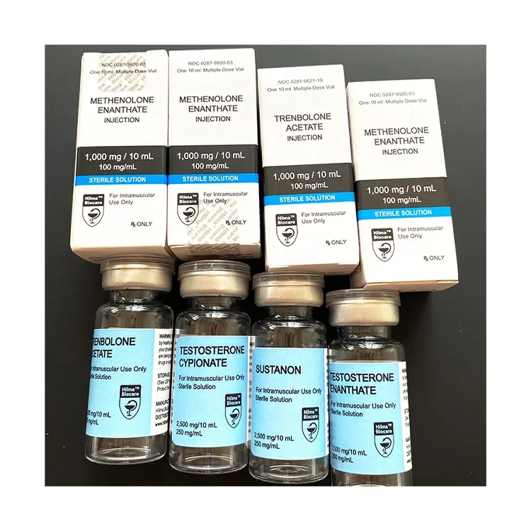 Caixas para frascos e rótulos 181 - Esteroides anabolicos caixa autocolante 10ml frasco de óleo remédio frasco frasco caixa embalagem