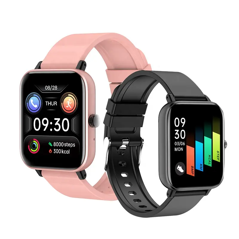 P8 2020 Nuovi Arrivi HD Display 2.5D GlassFull Touch Reloj Inteligente P8 IP67 Smartwatch Orologio Da Polso Monitor di Frequenza Cardiaca