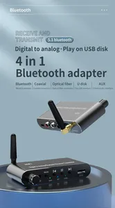 DAC蓝牙5.1接收器发射器3.5毫米AUX RCA光学同轴u盘无线音频适配器数模转换器 - Product Image 2