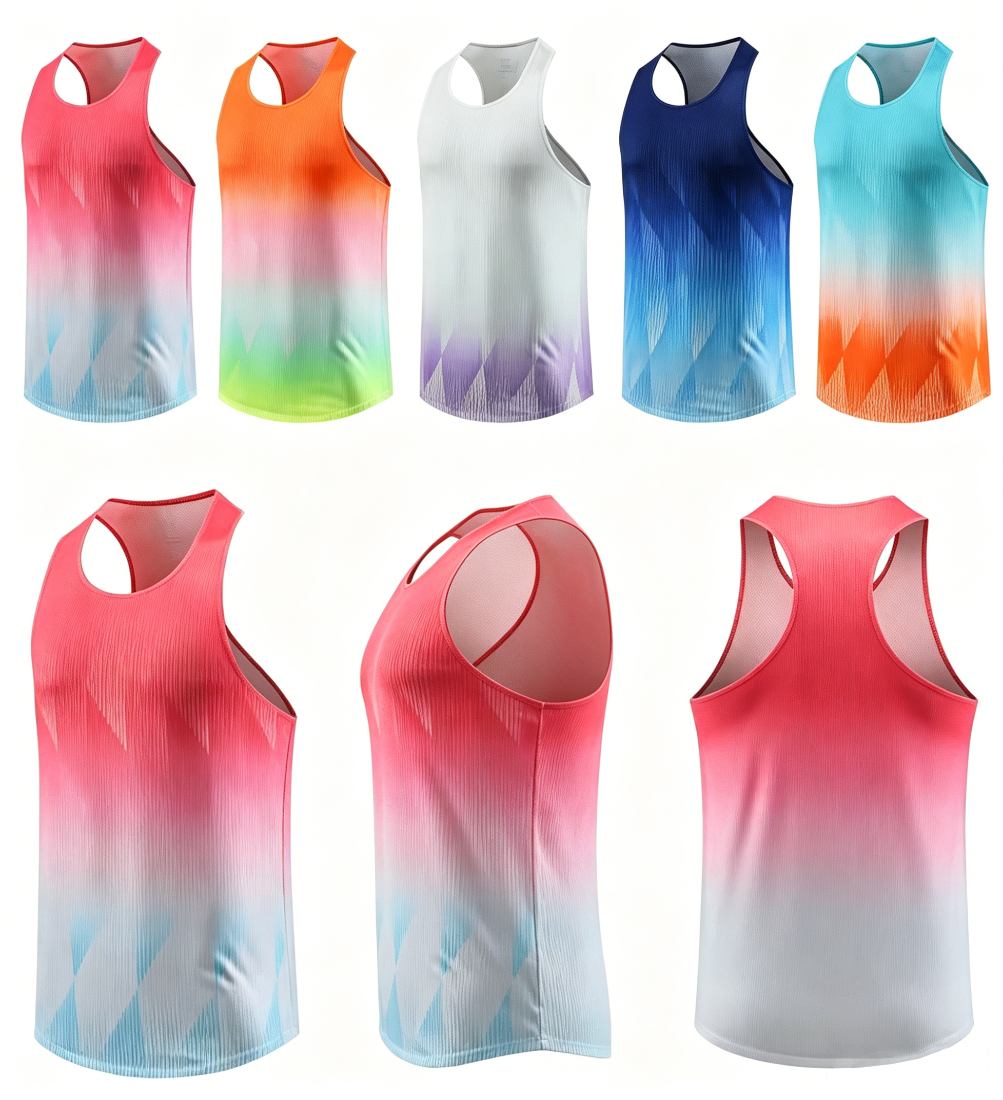 Azul-Rojo-Rosa-Verde-Naranja