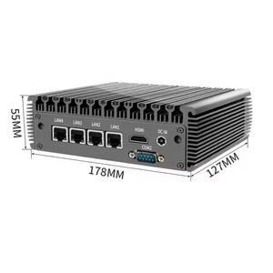 Industriale PC with <strong>Intel</strong> <strong>Processor</strong> Mini Embedded Industrial PC with Fan for New MS-01 Ome LDC-4L <strong>Computer</strong> Application - Product Image 4