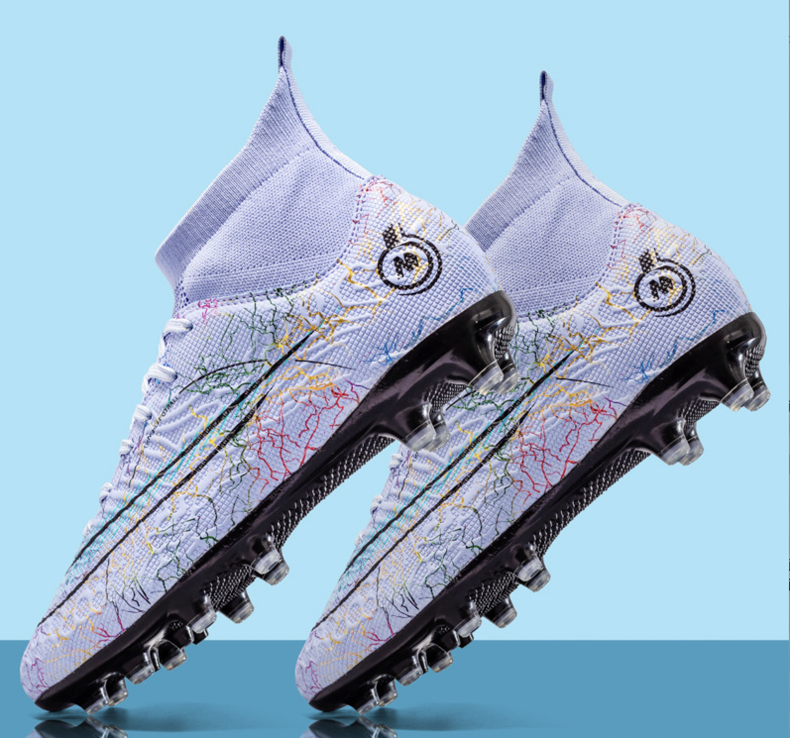 068 ongles longs violets