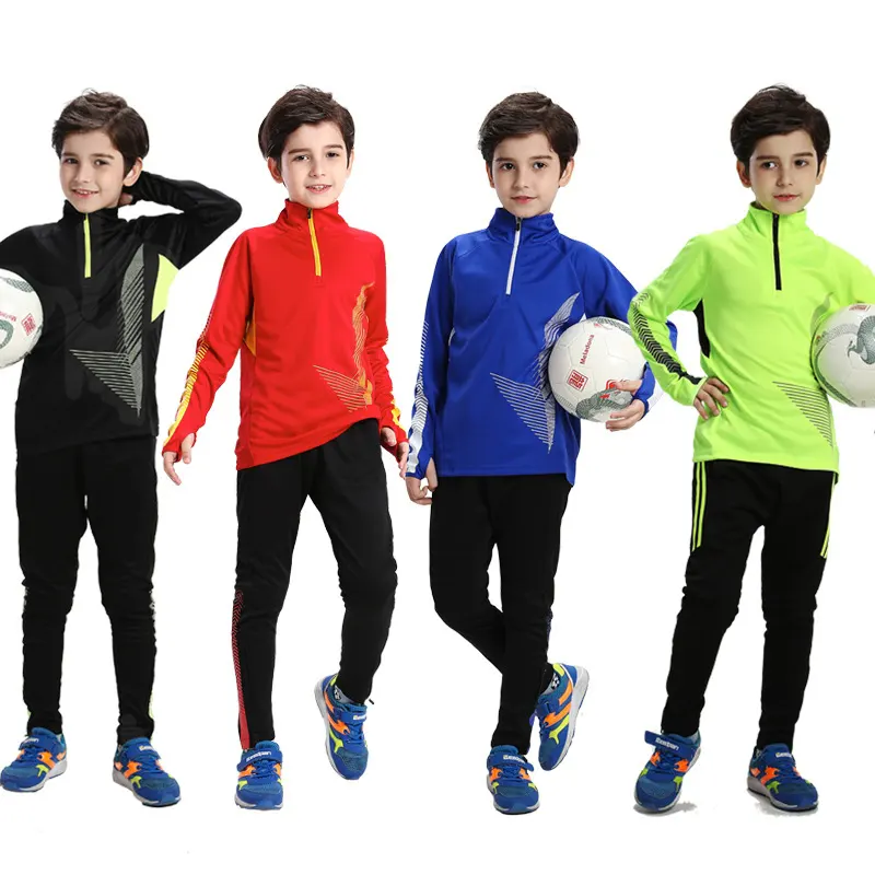 A buon mercato all'ingrosso degli uomini per bambini Personalizzate Set Giacca di Calcio degli uomini di Tute di Usura di Sport