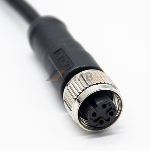 M12รหัสตัวเมียไปยังช่องเสียบสาย USB Type C 3M 4Pin 4ขาตัวผู้ RS485 RS232กันน้ำ M12 4ขาเพื่อ Usbm12กับซ็อกเก็ต USB - Product Image 3