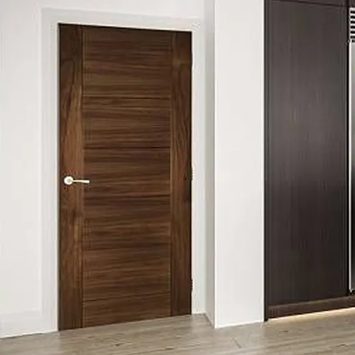 Đương Đại Đơn Giản Phòng Ngủ Tối Veneer Mahogany Tuôn Ra Sơn Cửa Gỗ