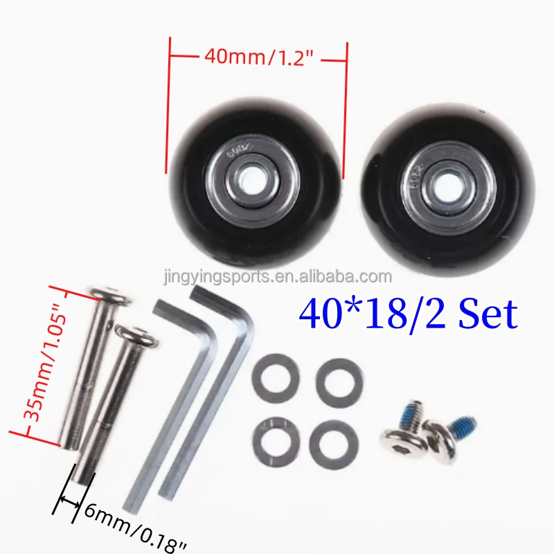 Black Pu-40*18mm-2 Kits-180g