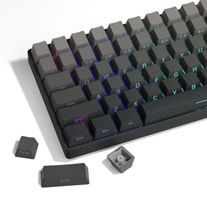2024 nueva tecla XDA PBT 1U sin grabar cubierta de llave en blanco Botón de tecla OEM único para reemplazo de teclado mecánico transparente - Product Image 1