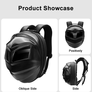 Werbeartikel App Programmierung Bluetooth Control Hard shell Motorrad Wasserdichter Rucksack mit Augen LED-Bildschirm zum Verkauf - Product Image 6