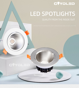 COYOLED LED天井灯スポットCOBラウンド天井引込めダウンライトLEDスポットライトスポットLEDライト5W LED COBダウンライト - Product Image 6