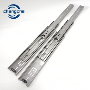 Telescopic <strong>Drawer</strong> <strong>Guide</strong> Channel <strong>Drawer</strong> Runner Triple Extension Soft Close <strong>Drawer</strong> <strong>Slide</strong> <strong>Rail</strong> for Kitchen Cabinet - Product Image 4