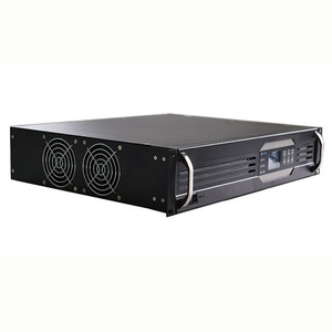 Tipo de rack Rs485 220V Entrada de CC 230V Salida de CA 3KVA/2400W Inversor de onda sinusoidal pura Rs232 Sistema de fuente de alimentación - Product Image 1