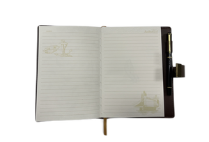 Creative Retro Sailor <strong>Notebook</strong> High-End Password <strong>Lock</strong> <strong>Notepad</strong> PU Hand Account Book Customization - Product Image 2