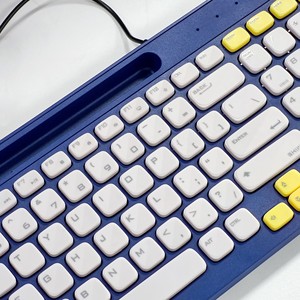 紧凑型全尺寸100键巧克力ABS有线键盘多功能USB数字klavye人体工程学风格薄膜笔记本电脑 - Product Image 1
