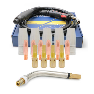 Mig 25 mag co2 ngọn đuốc phụ kiện 15ak 24kd 25ak <span class=keywords><strong>36kd</strong></span> 501D Brass vòi phun liên hệ với tip giữ khí khuếch tán cho MIG Hàn ngọn đuốc - Product Image 5