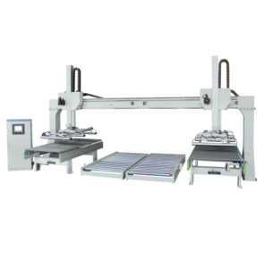 Vendite calde doppio teste gantry macchina di carico e scarico macchina per il legno - Product Image 1