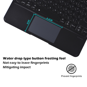 旋转背光触摸板键盘外壳适用于iPad Pro 11空气4/5 10.9第7第8第9 10.2空气3 10.5 Pro 9.7外壳阿拉伯iPad键盘 - Product Image 6