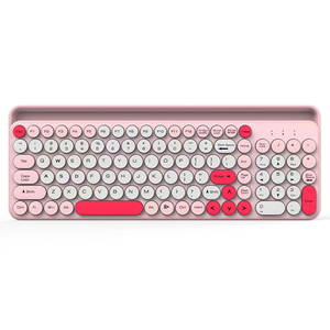 Teclado de ordenador para teléfono y tableta de 2,4G, teclado inteligente compatible con 3 dispositivos, teclado inalámbrico de 2 modos
