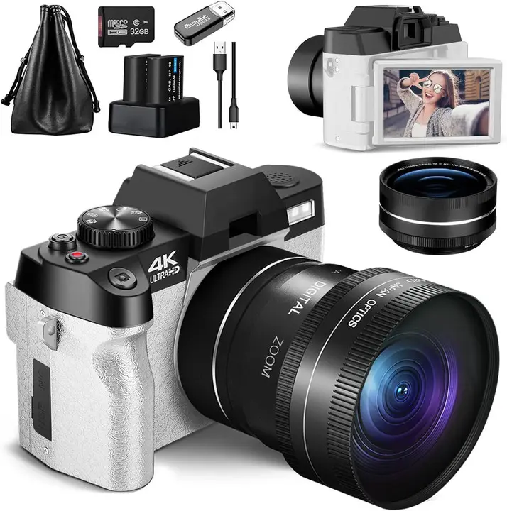 Nbd Professionele Fotocamcorders 16x Digitale Zoom 4K Hd Cmos Lichtgewicht Draagbare Originele Digitale Camera 'S