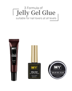MyBeautyNails OEMプレスオンフルカバーゼリークイックチップナチュラルカバーカラーフレンチプレカラーゼリーヌードカラージェルXチップ - Product Image 5