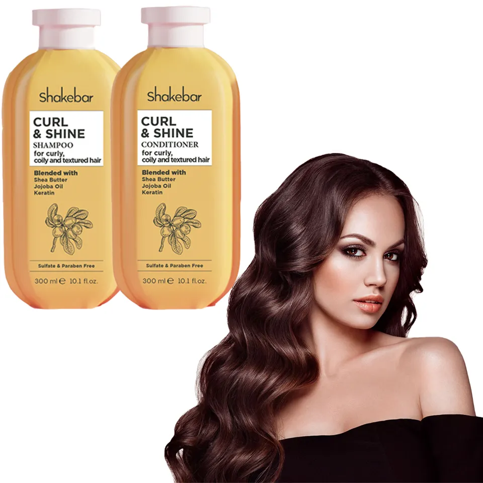 Shake bar Nou rishing Moist urizing Refresh ing Anti Haarausfall Haar behandlung Pflege Shampoo und Conditioner Set