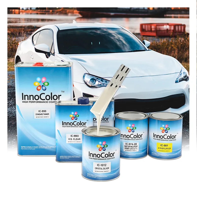 Innocolor Auto Body Schilderen Metal Flake Schilderen Kleuren Autolak Voor Autobody Refinish