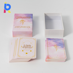Manufacture Printing Self Love Affirmation <strong>Positive</strong> Cards Private Label Encouragement Card with Rigid Box - Product Image 2