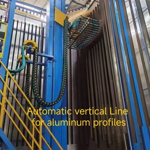 Lackier roboter Fabrik liefert Aluminium profil Automatische vertikale Pulver beschichtung Produktions linie