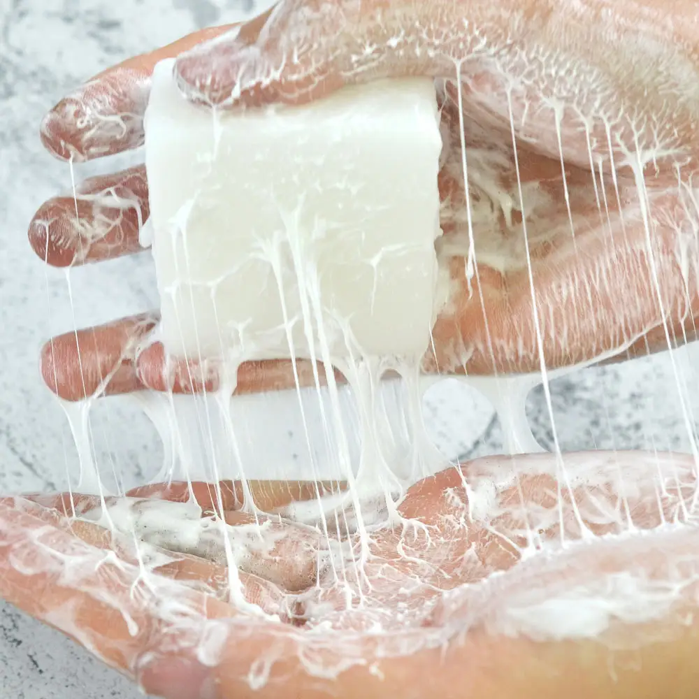 صابون بروتينات حريرية, صابون من الحرير اللامع بسعر الجملة مصنوع يدويًا لحوض الاستحمام الطبيعي وشريط على الجسم والوجه وشريط من الحرير بعلامة تجارية خاصة