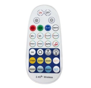 Controlador LED RGBCW BLE de 50A con mando a distancia de 28 teclas para tira de luces LED RGB + CCT, 1 unidad - Product Image 2