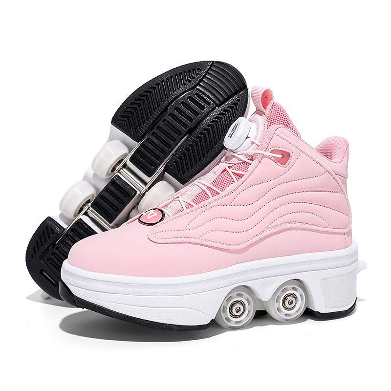 231 Pink Four-Wheel Foldable