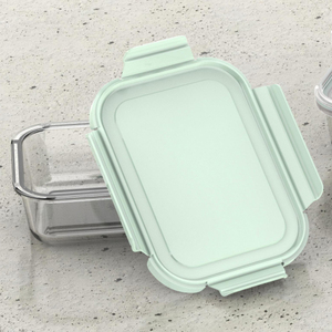 LINUO New Design High-borosilicat Glass <strong>Container</strong> with TPE Injection TPE <strong>Nonstick</strong> Seal Ring for Kitchen - Product Image 6