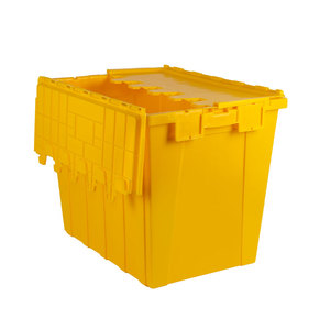 保管用リッドコンテナプラスチックトートムービングボックス付きリッドコンテナ - Product Image 1
