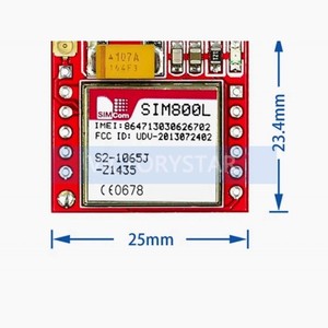 SIM800L <strong>module</strong> GPRS adapter board <strong>GSM</strong> microSIM card Core moduleantenna foreign trade versiSIM800L GPRS <strong>GSM</strong> micro - Product Image 1