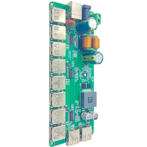 12/24VUSBHUB 10-Port endüstriyel denetleyici USB2.0 Hub genişleme modülü 2.0 sürüm 10-Digit ekran PCB PCBA endüstriyel USB USB - Product Image 2
