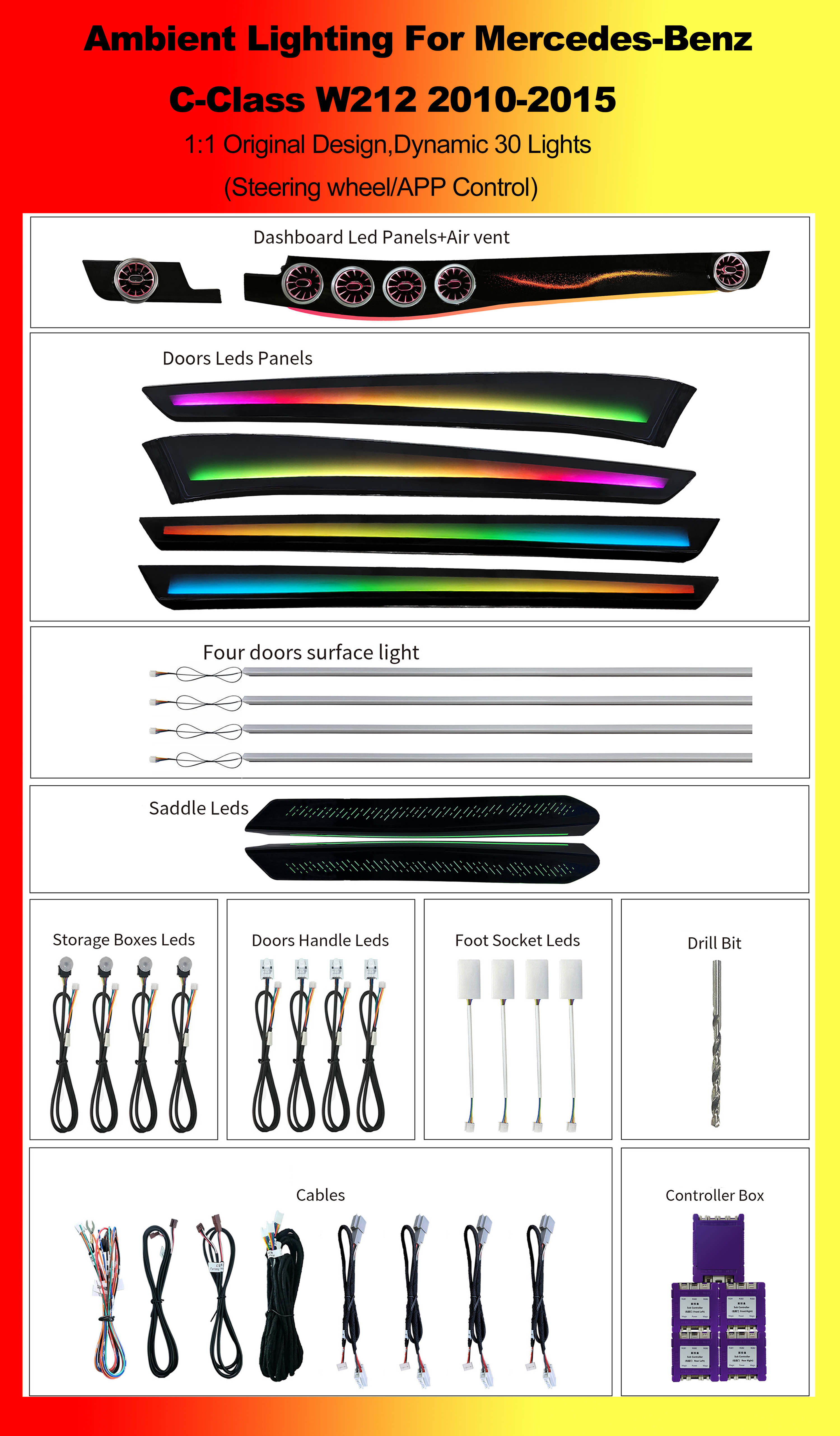 E-Class(W212) Dynamic 30 Lights