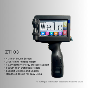 Portable 600DPI Handheld Inkjet Printer for <strong>Home</strong> Use Smart Logo Date Label Barcode QR <strong>Code</strong> Printing-Manual Grade - Product Image 2