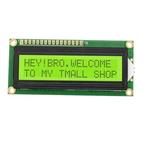 LCD1602 modulo LCD 1602 blu/giallo verde schermo 16x2 caratteri Display LCD PCF8574T PCF8574 IIC interfaccia I2C 5V per arduino