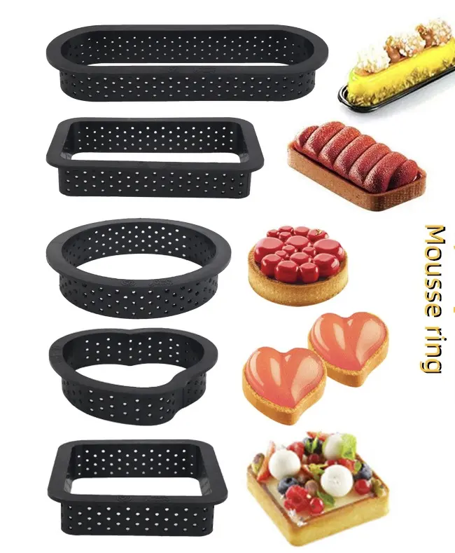 HomesunWholesale fournitures de fête de mariage Hot Baking outils de pâtisserie moule en métal pour les gâteaux de mousse