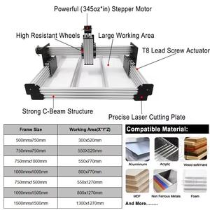 20% de descuento BulkMan3D El más nuevo V2.2 WorkUltra CNC Kit completo XPROV5 GRBL System 2.45N. M Motores de bucle abierto Grabador de 4 ejes para enrutador de madera - Product Image 5