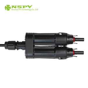 Venta caliente Conector de fusible resistente a la intemperie 2 a 1 1500VDC Conector de rama solar Output.60A Input.30A Conector de rama PV - Product Image 2