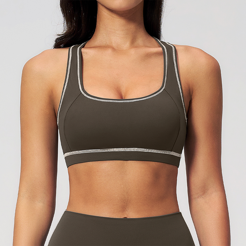Soutien-gorge-marron foncé