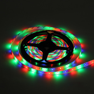 2835 RGB şerit LED kiti DC12V 54LEDS metre başına IP65 su geçirmez LED halat ışık 5M kiti 24Key IR uzaktan kumanda - Product Image 2