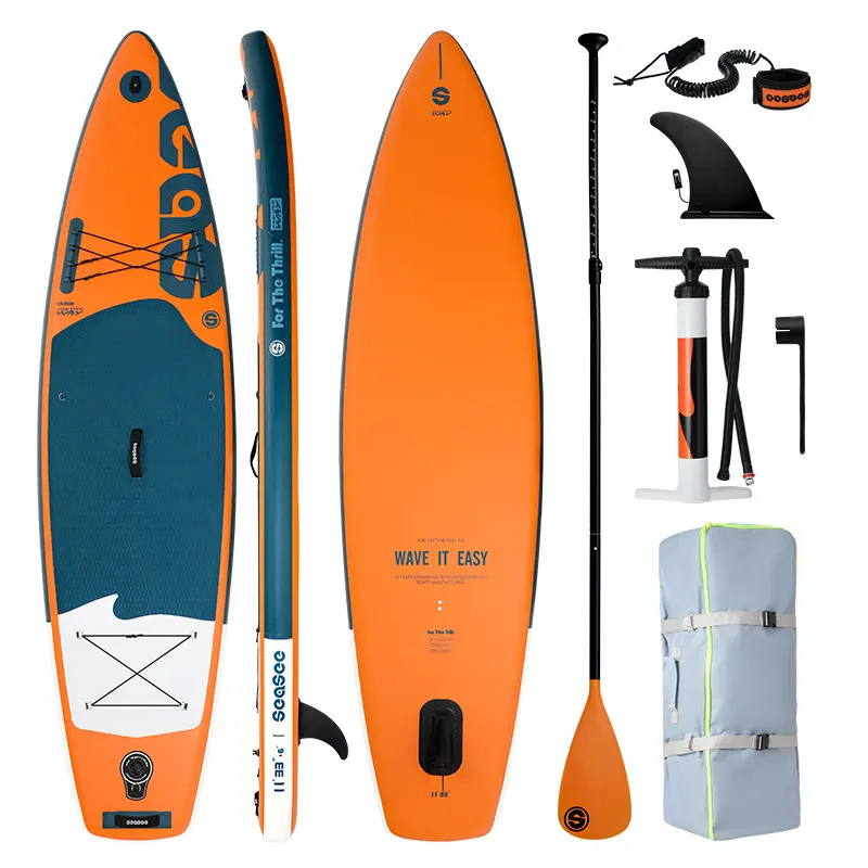 OEM all'ingrosso due strati Drop Stitch SUP gonfiabile Stand up Paddle Board Set