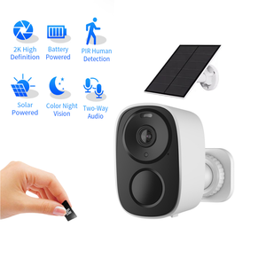 Cámara de seguridad de celda de batería solar recargable para exteriores CB54 DC 5V con sensor CMOS de función de visión nocturna de montaje ajustable 360 - Product Image 1