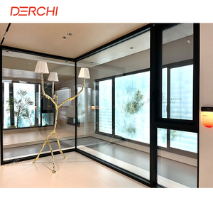 DERCHI California Case Triple Glazed <strong>Windows</strong> Cheap Price <strong>Big</strong> Picture Black <strong>Window</strong> Panoramic <strong>Window</strong> Floor to Ceiling Fixed <strong>Window</strong> - Product Image 5