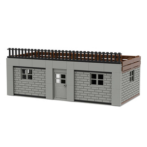 Military <strong>Mini</strong> Soldier Figure Army Eat Chicken Big Battlefield <strong>Open</strong> Building Garage Building Block <strong>Toys</strong> - Product Image 1