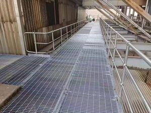 Groothandel Fabriek Maxin Mx600018 <span class=keywords><strong>Heavy</strong></span> <span class=keywords><strong>Duty</strong></span> Thermisch Gegalvaniseerd Gelaste Stalen Rooster Waterbestendige Vloer Parkeerplaats Oprit - Product Image 3