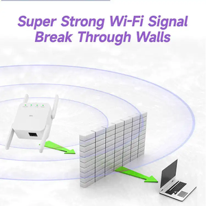 מגבי 1200 במהירות גבוהה Mbps wifi אות לטווח ארוך מגבר אות טווח ארוך עם 300 מ 'extender טווח לשימוש ביתי